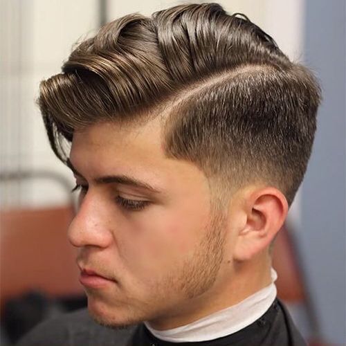 pánské haircut with varied length 