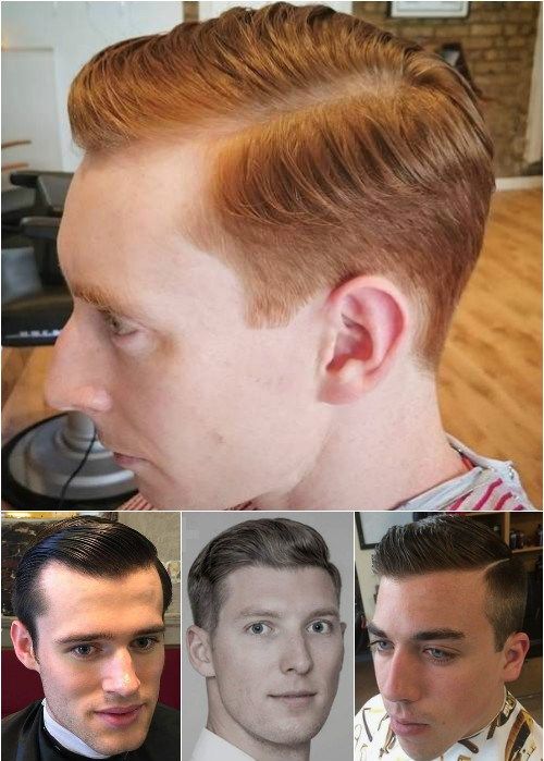 úhledný side-parted men's hairstyles