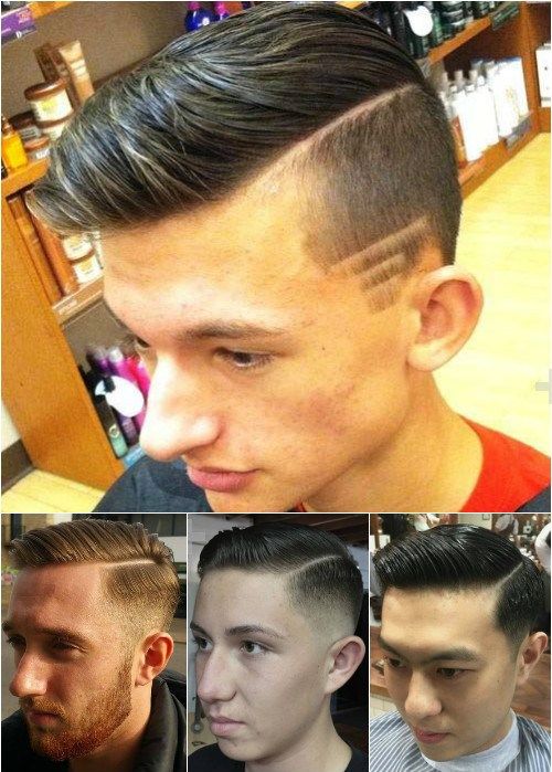 dlouho top short sides side parted hairstyles for men