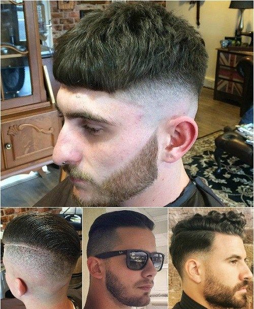 hinterschnittener Haarschnitt für Männer
