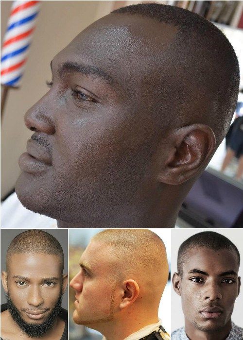 muži's extra short half shaved haircut
