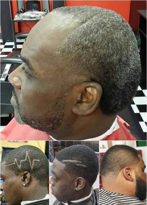 eng geschnittene Männer's haircut