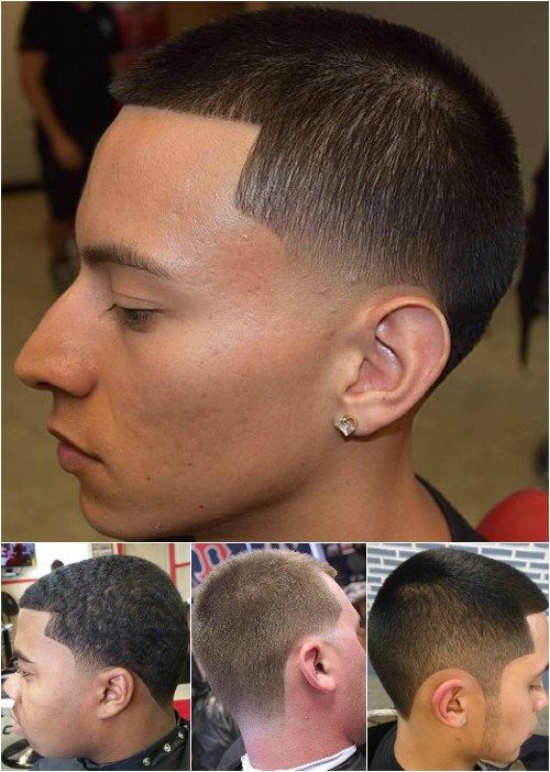 einfache, kurze Männer's haircut