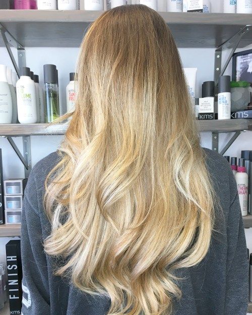 Dlouho Bronde Ombre Hair with Layers