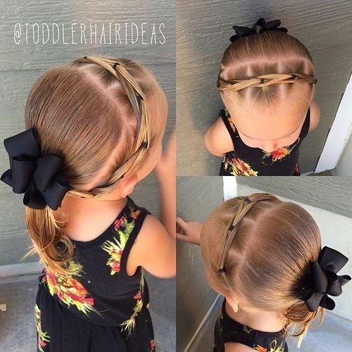 черно toddler girl hairstyle