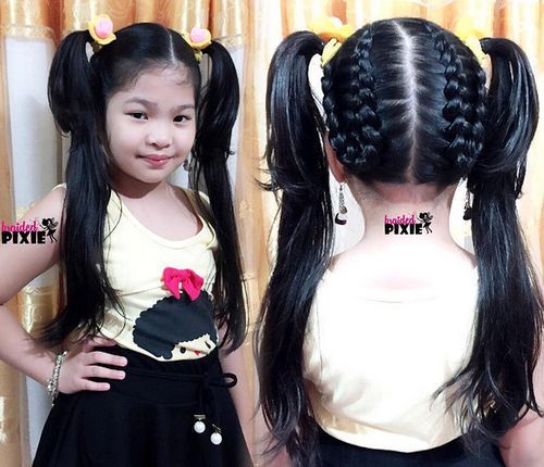 опашчици with braids for thick hair