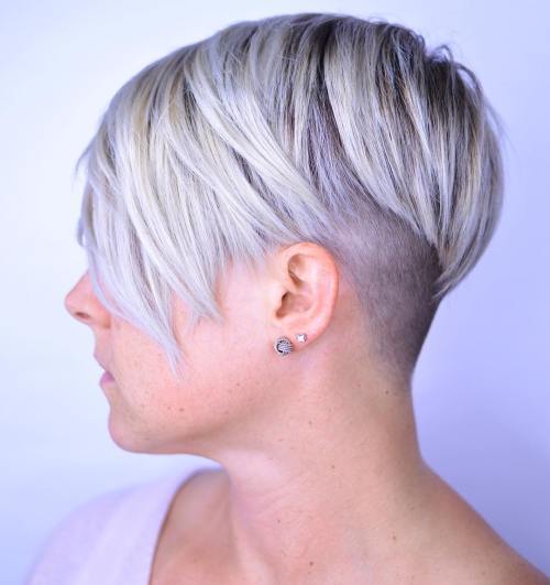 Рус Pixie With Shaved Nape