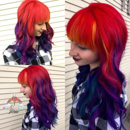 Červené And Purple Hair
