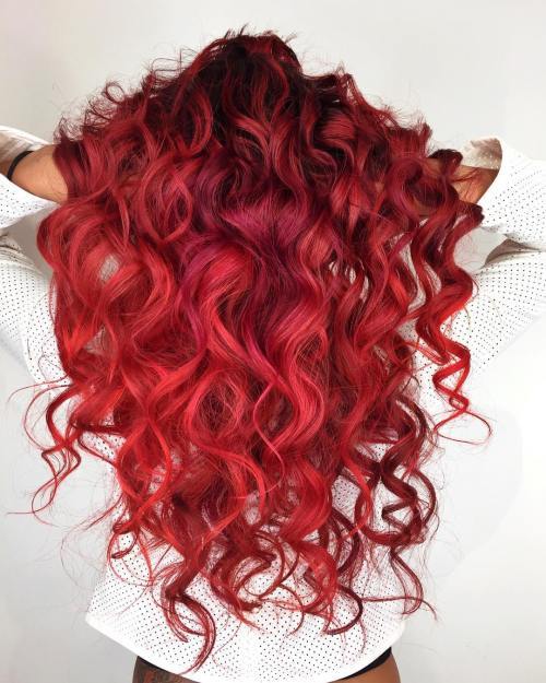 كيفية الحصول على الشعر الأحمر الساطع