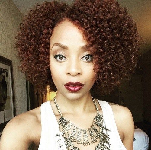 шоколад hair color for African American women