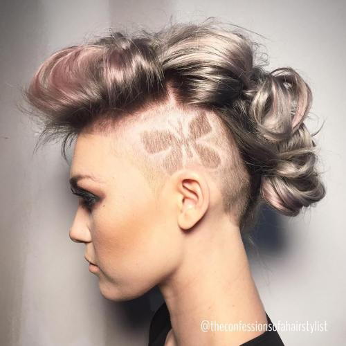 Mohawk Updo With Redershaves