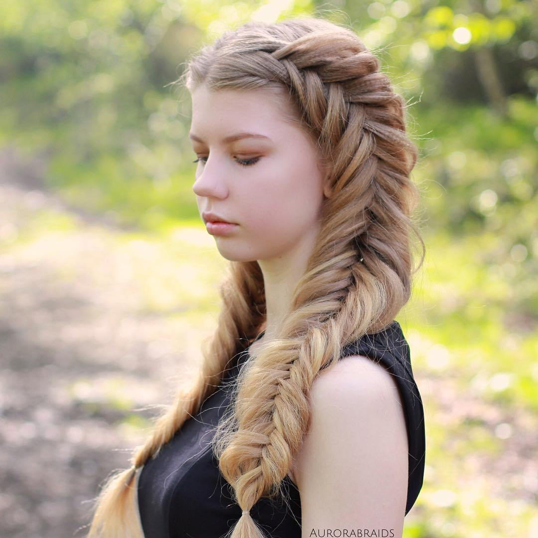 две Fishtails For Crimped Hair