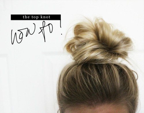 лесно messy knot updo for medium hair