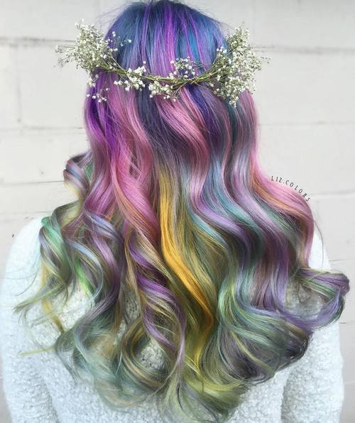 дълго Pastel Mermaid Hair