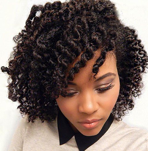 По-къс Twist Out Hairstyle