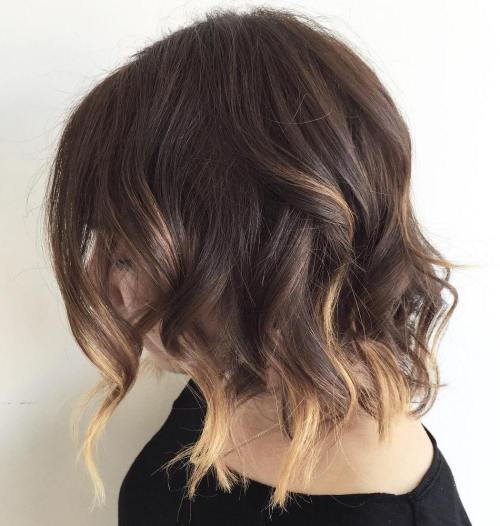 Боб With Highlights On The Ends