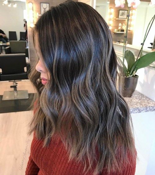 Dlouho Hair With Ash Gray Coloring