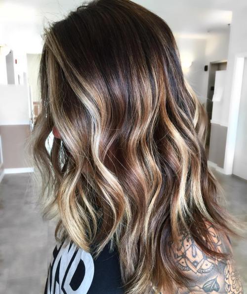 Tri-Color Balayage Haar