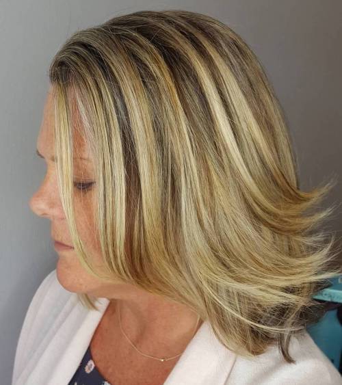 Flopped Lob With Golden Highlights