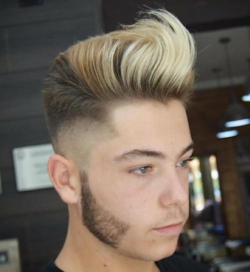 bederní quiff hairstyle