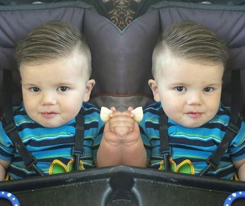 страна part hairstyle for baby boys