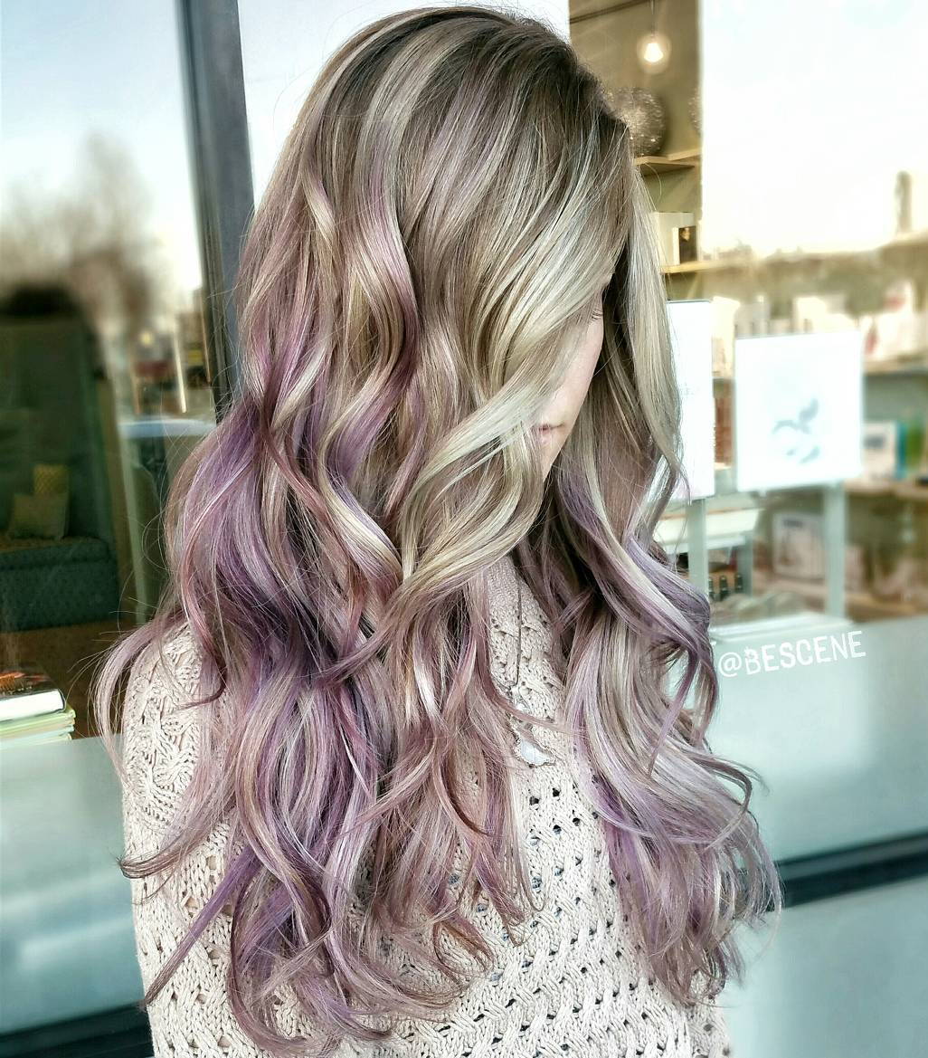 Dlouho Lilac Ombre Hair