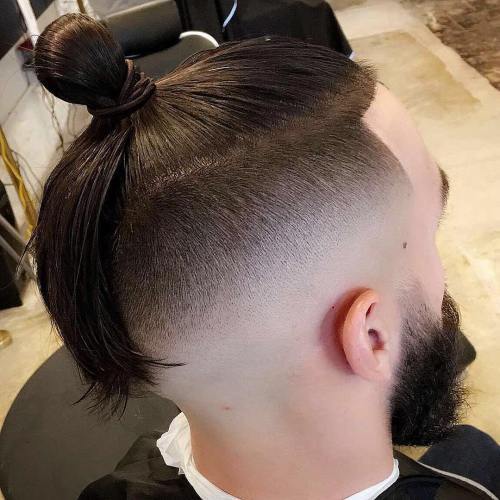 Asian Long Top rasierte Seiten Frisur