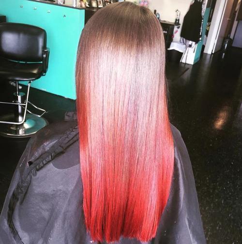 среда brown to red ombre
