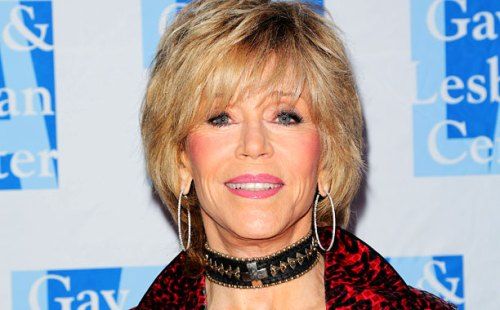 Jane Fonda graded hairstyle