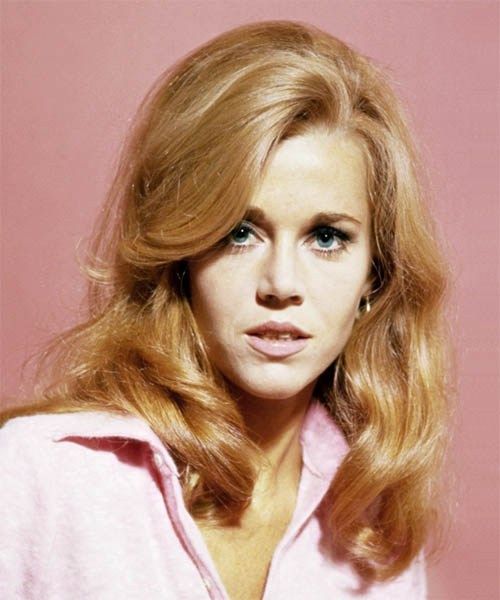 Jane Fonda long hairstyle