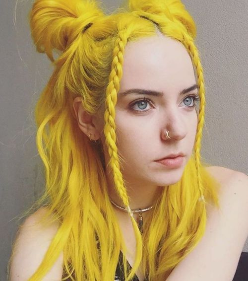 Střední Yellow Hair For Girls