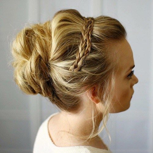 две Braids And Casual Updo