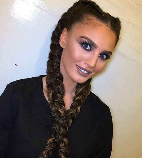 дълго two braids hairstyle