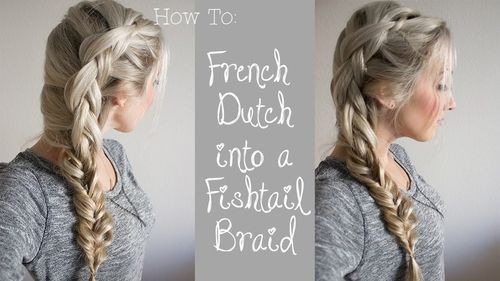 Boční dutch braid and fishtail