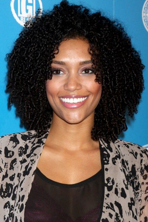 среда curly hairstyle for African American women