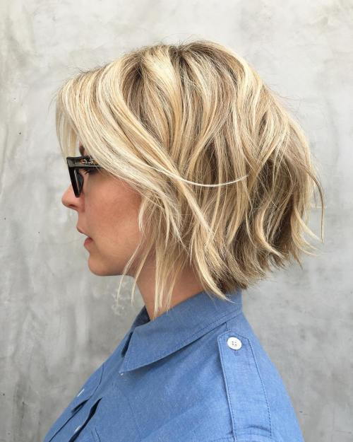 Рус Layered Bob With Highlights