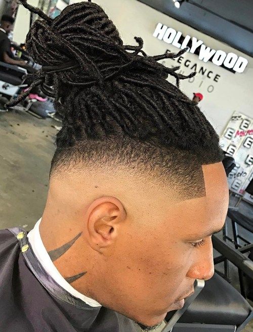 Fauxlocs With High Fade