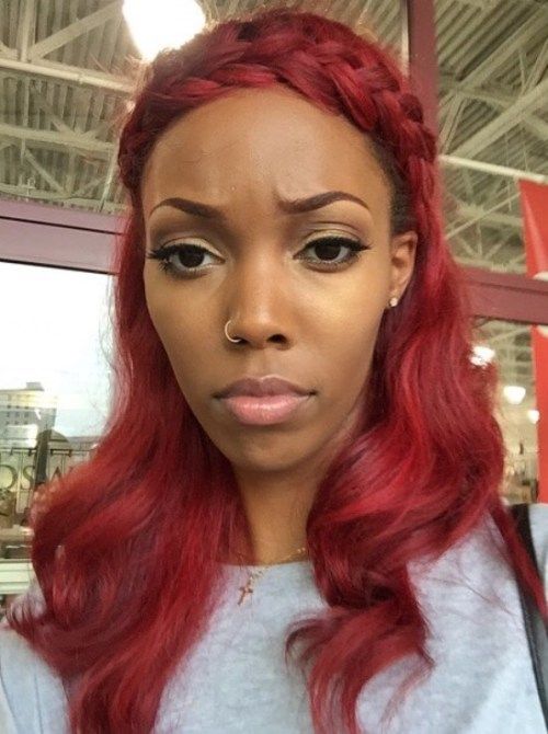 африкански American Cherry Red Hair