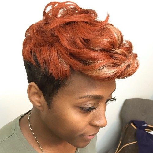 Rose Gold Pixie Weave