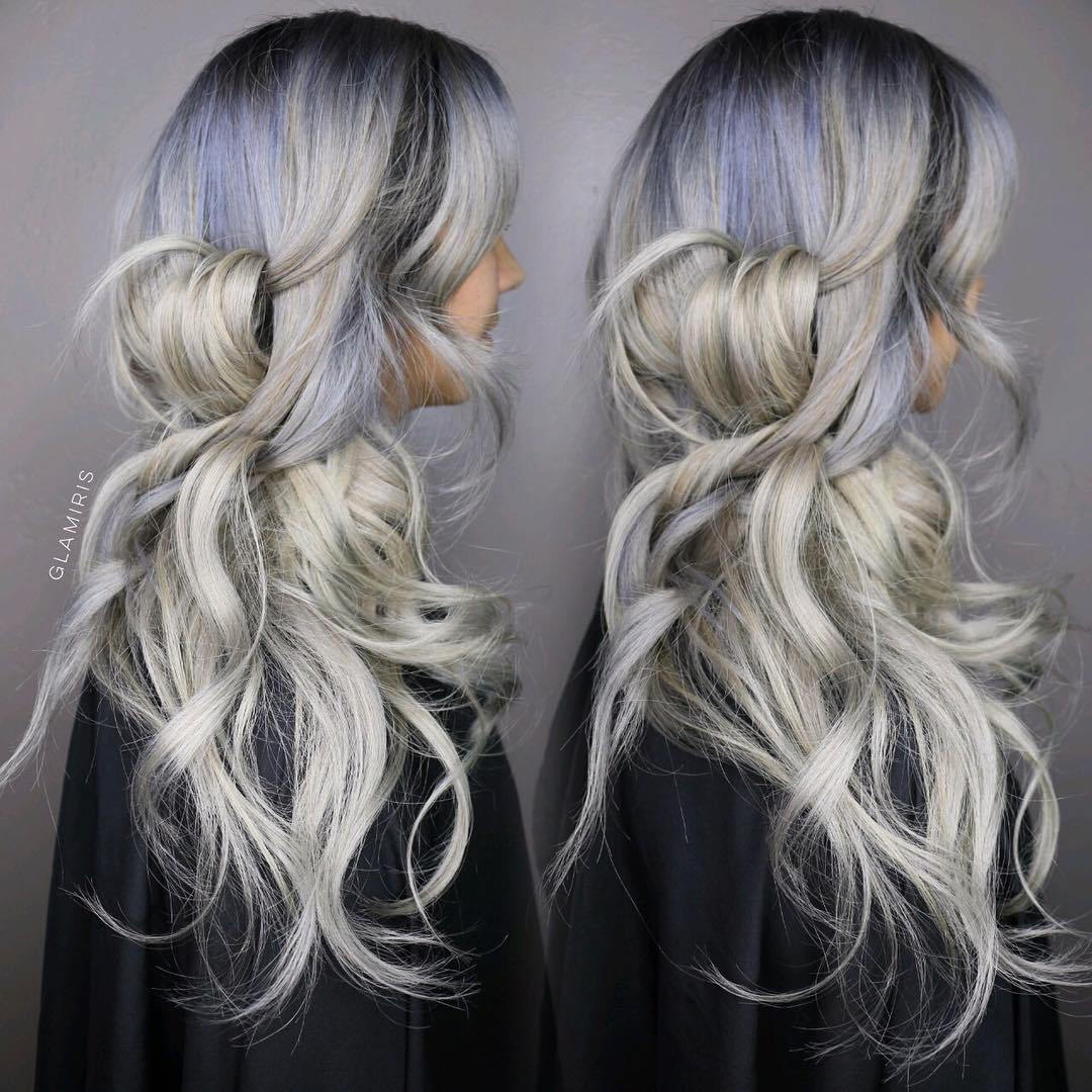 дълго Messy Ombre Hairstyle