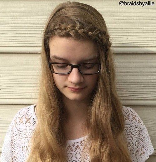 Dlouho Hairstyle With A Headband Braid