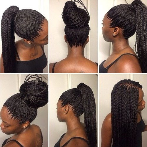 drdol and pony hairstyles for thin twists