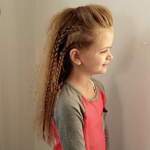 малко girls hairstyle for long hair