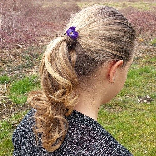 сладък Ponytail Hairstyle For Girls