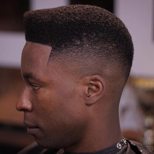 Vysoký Top Fade With Line Up