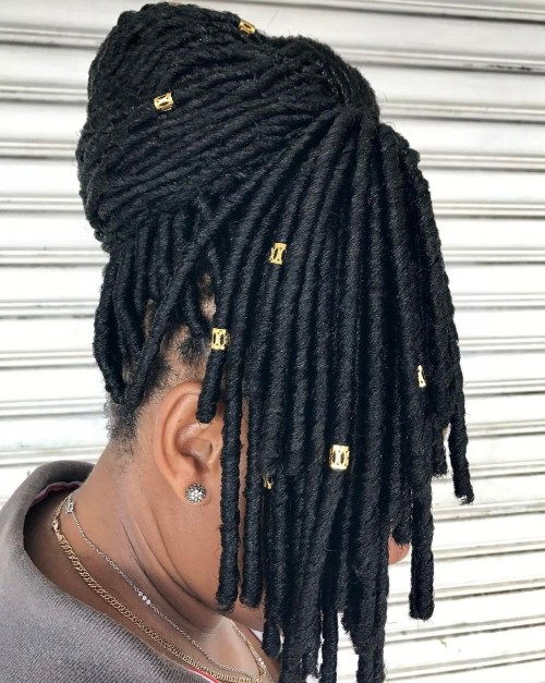 Drdol Updo For Faux Locs