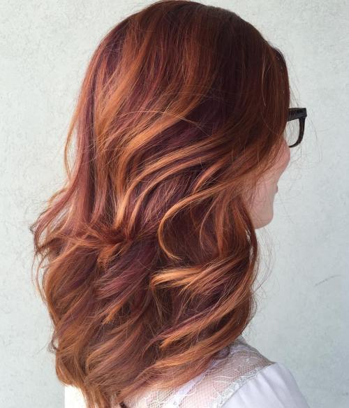 Švestka Red Hair With Copper Highlights