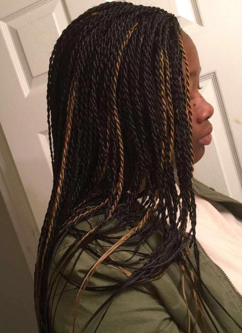 среда Senegalese Twists With Highlights