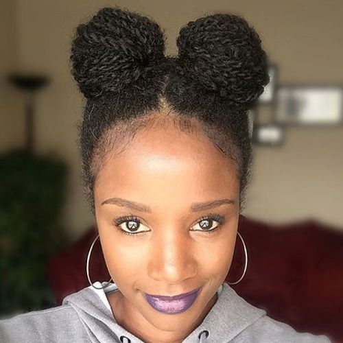 Мини Mouse Buns For Natural Hair