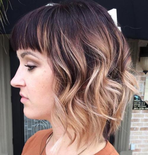 Brown Bob mit Ombre Highlights
